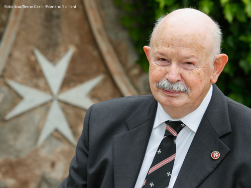 Fra' Giacomo Dalla Torre, der Großmeister des Malteserordens ist tot. Foto: kna/Remo Casilli/Romano Siciliani