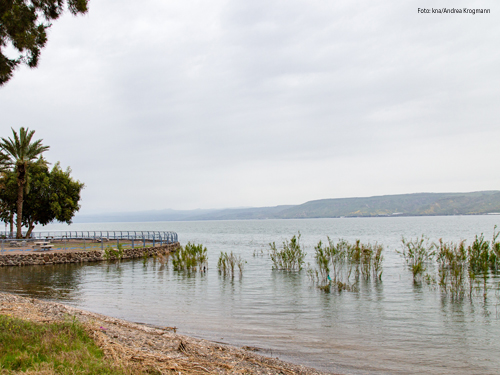 Jeus offenbart sich am See Tiberia. Foto: kna/Andrea Krogmann