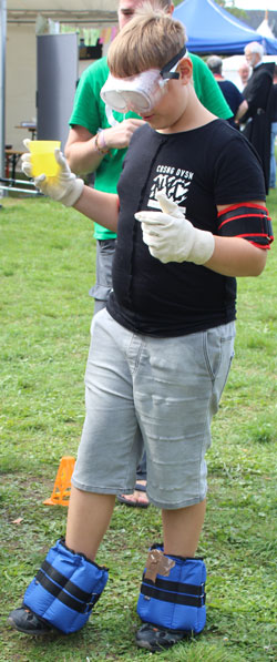 Selbsttest mit simulierten körperlichen Beeinträchtigungen