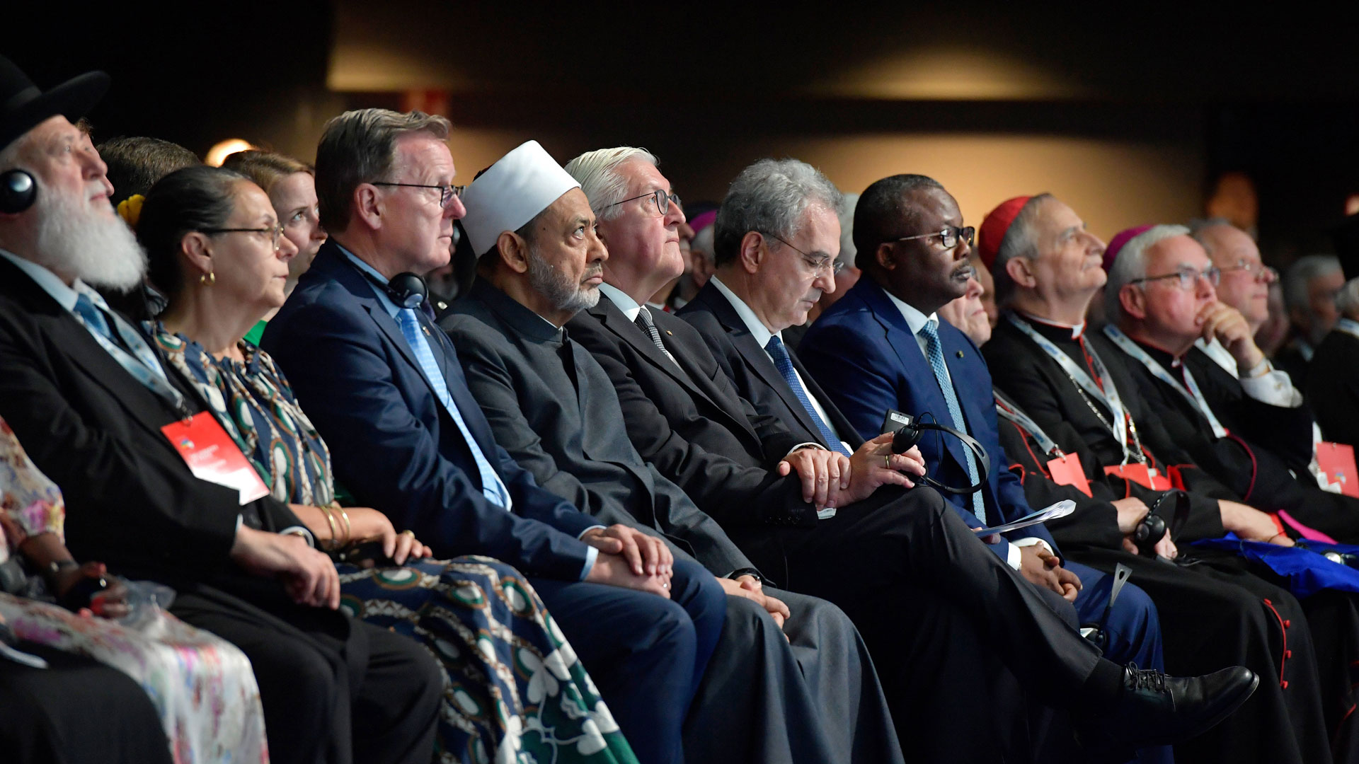 Teilnehmer des Berliner Friedenstreffens