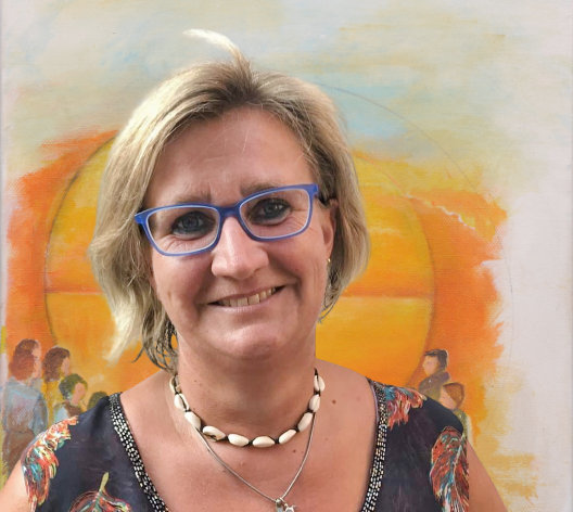 Grit Beimdiek, leitet einen  Letzte-Hilfe-Kurs  in Bramsche