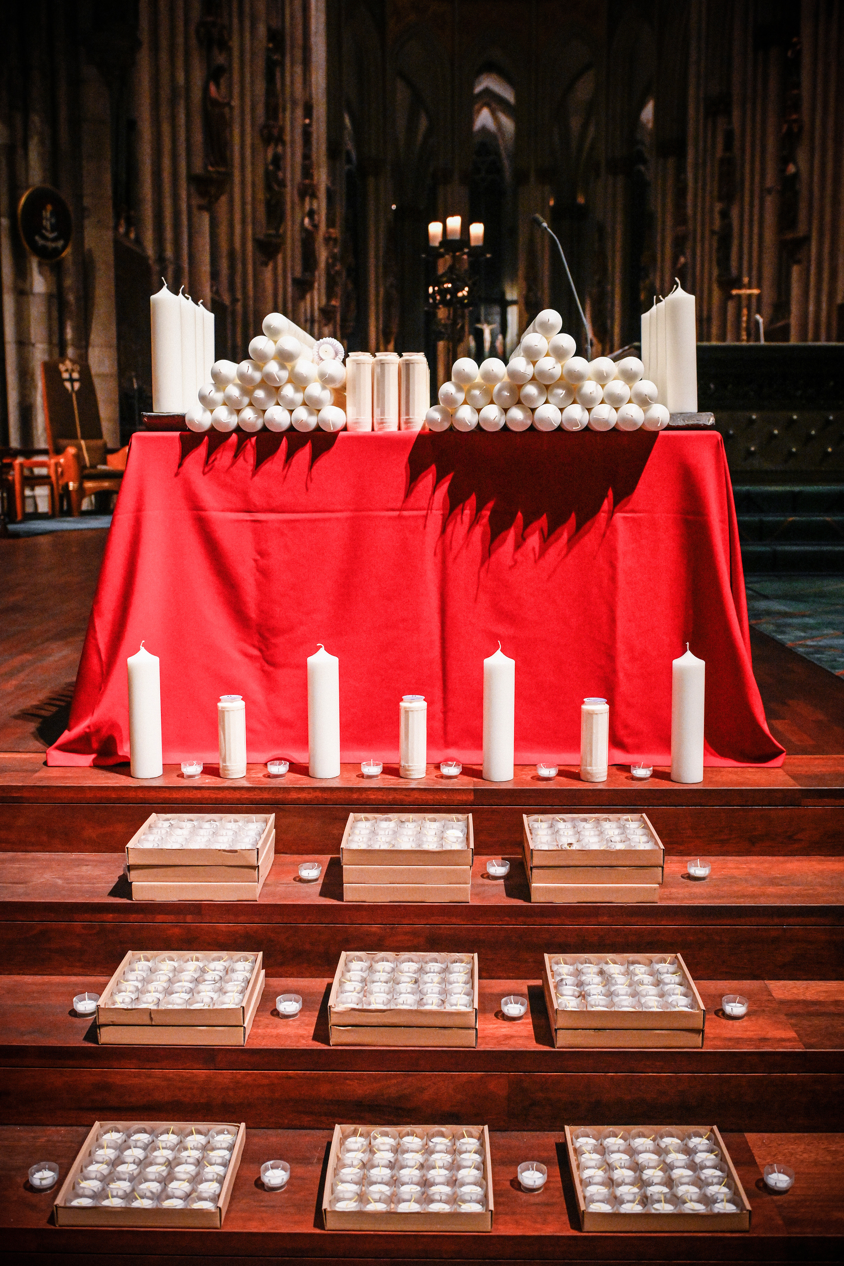 Kerzen in der Kirche