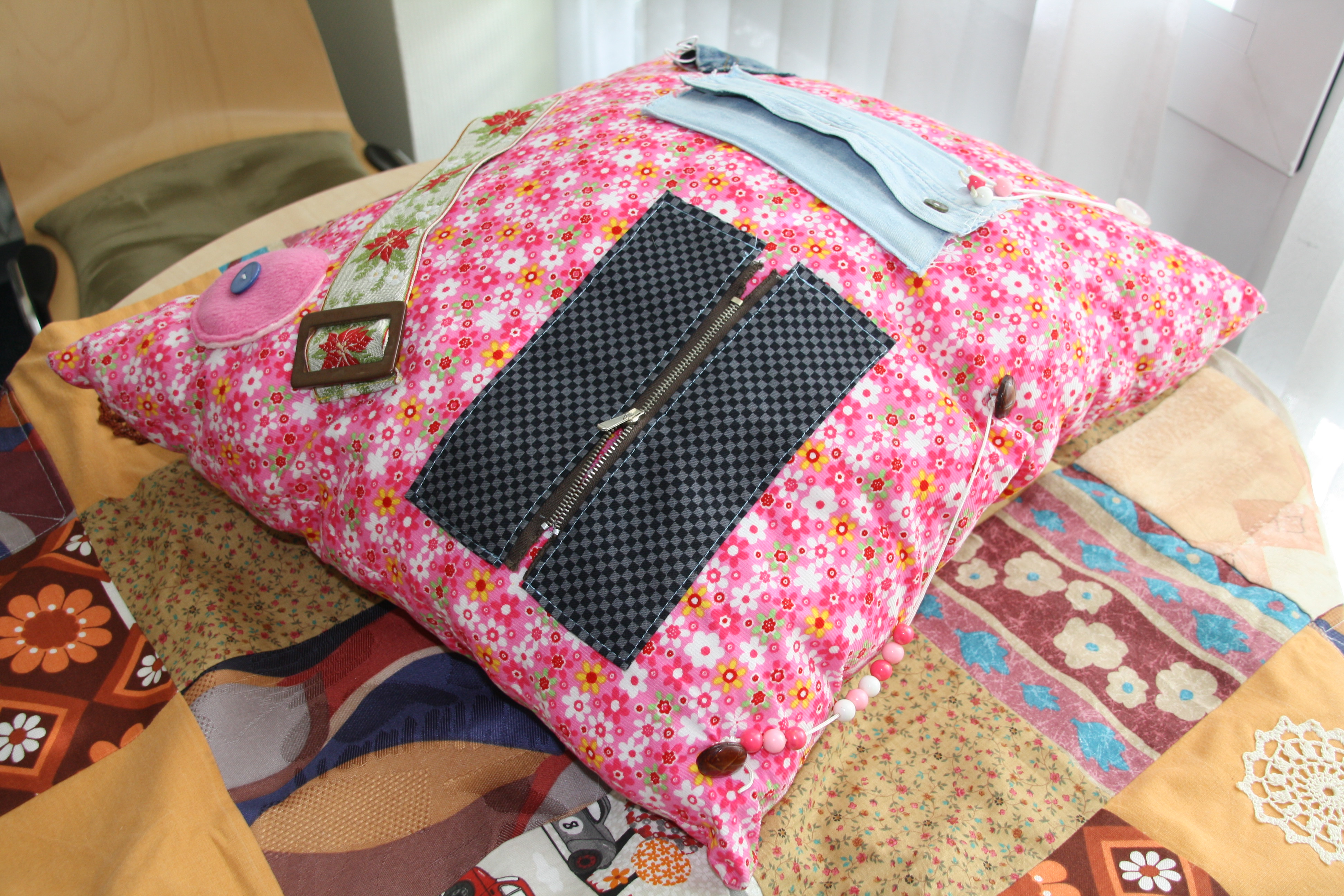 Ein Nestelkissen für Demenzkranke