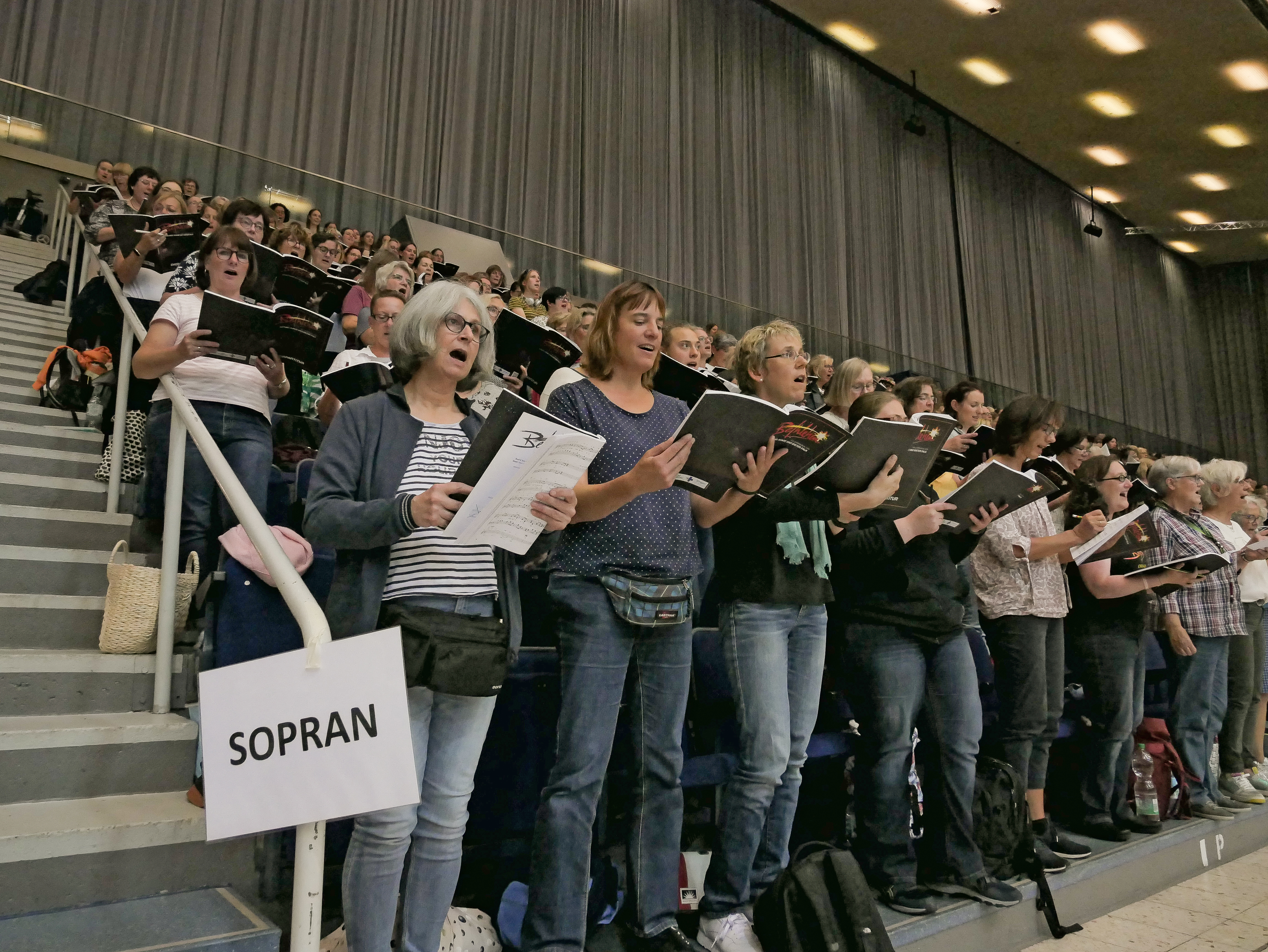 Großprobe Weihnachtsmusical