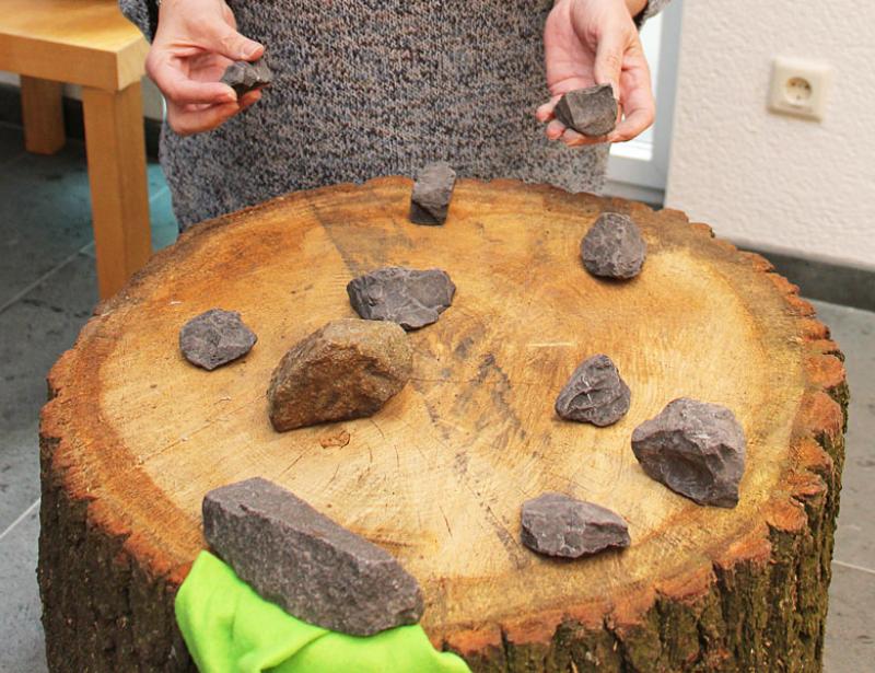 Ein Stein für alles Schwere im Leben