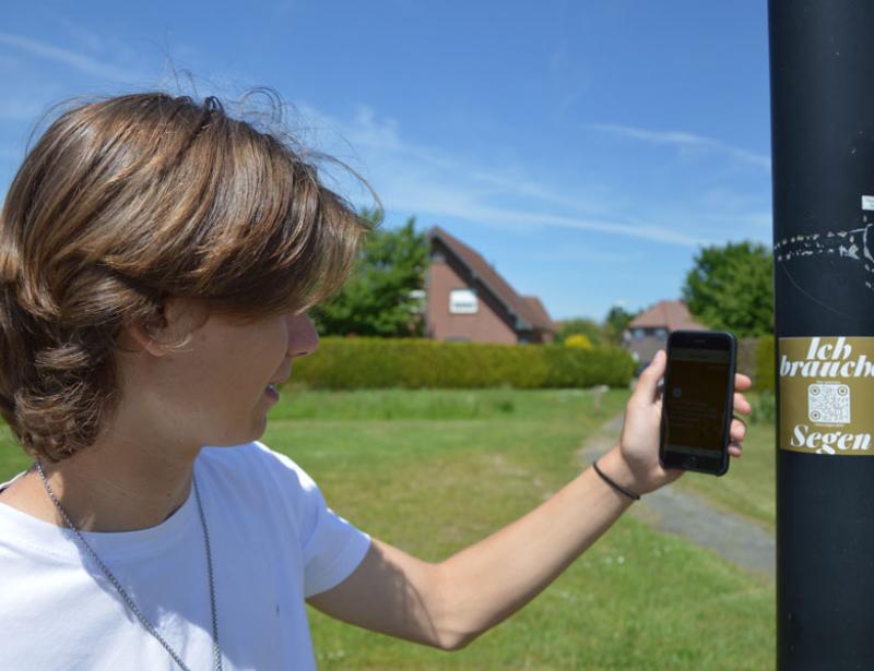 Segen am Laternenmast