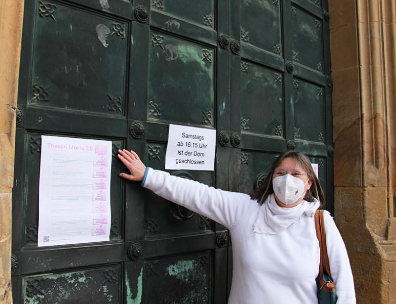 Thesenpapier an der Domtür