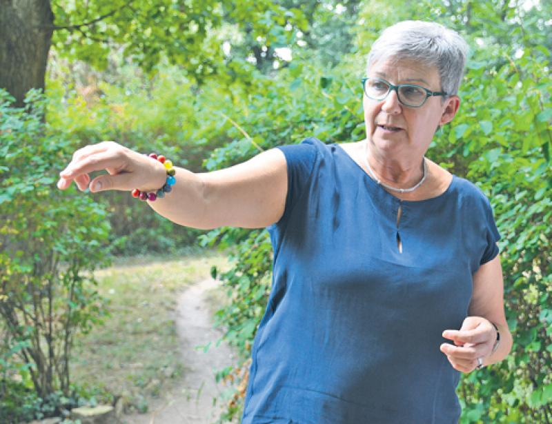 Wo Hildegard auf der Baustelle lebte