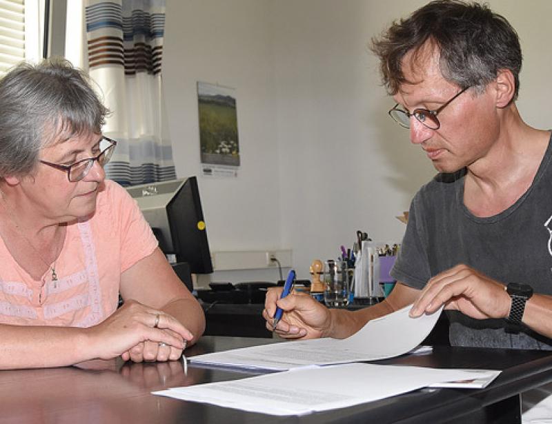 Wegbereiter im Pfarrbüro