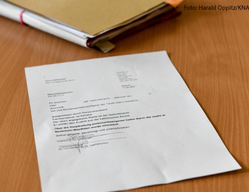 Zahl der Kirchenaustritte gesunken 