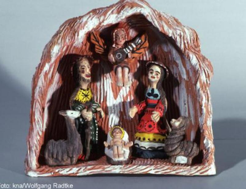 Besinnliche Lieder und Feuerwerk