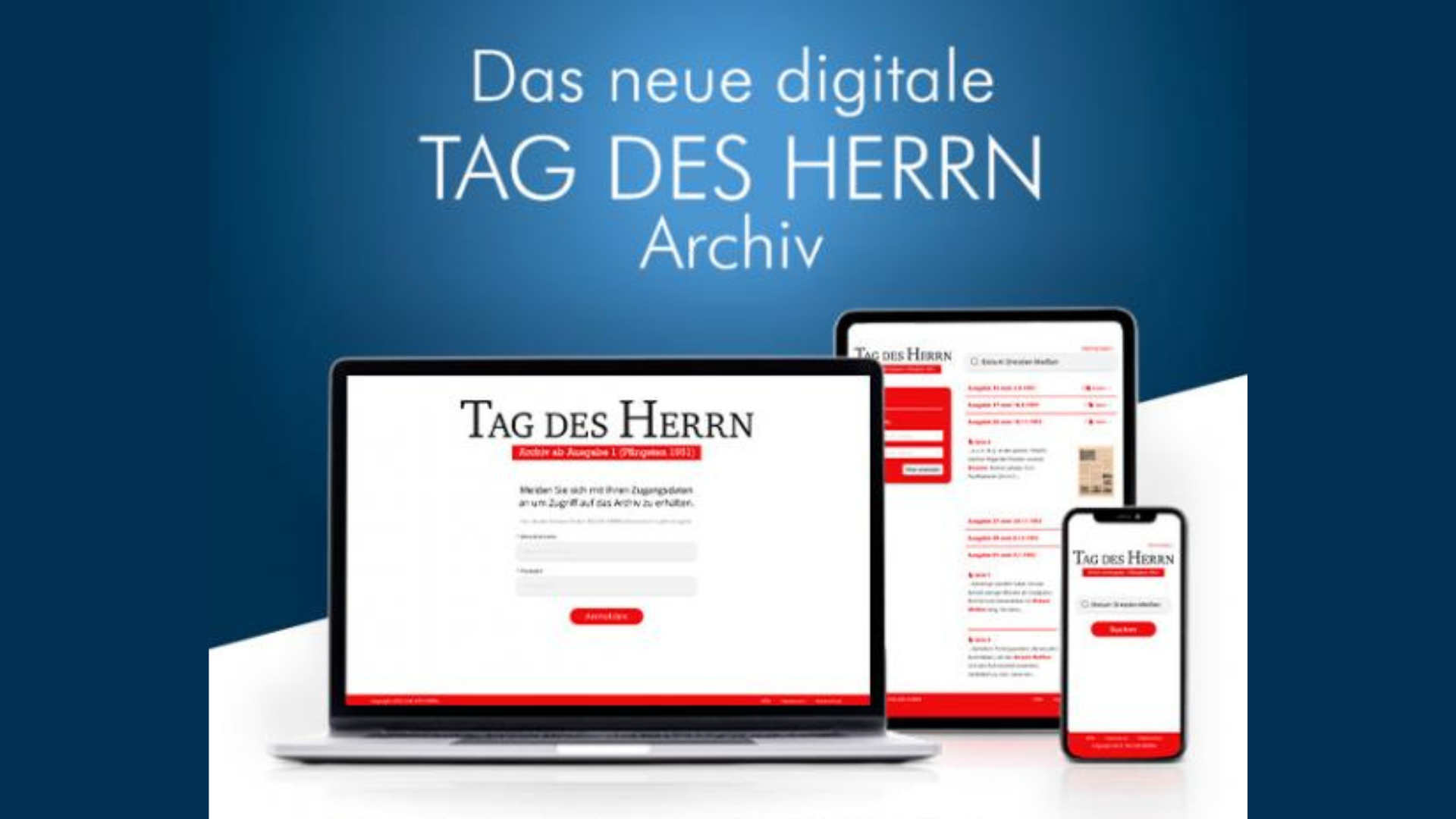 Banner Tag des Herrn Archiv