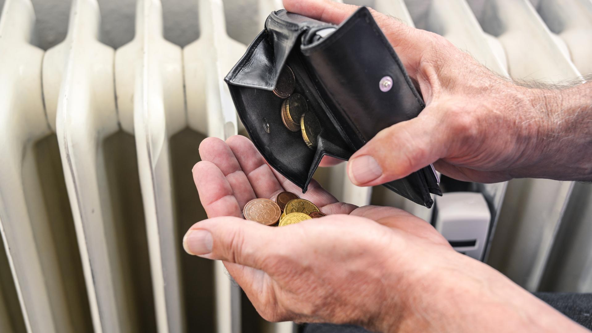 Wenig Geld im Portemonnaie