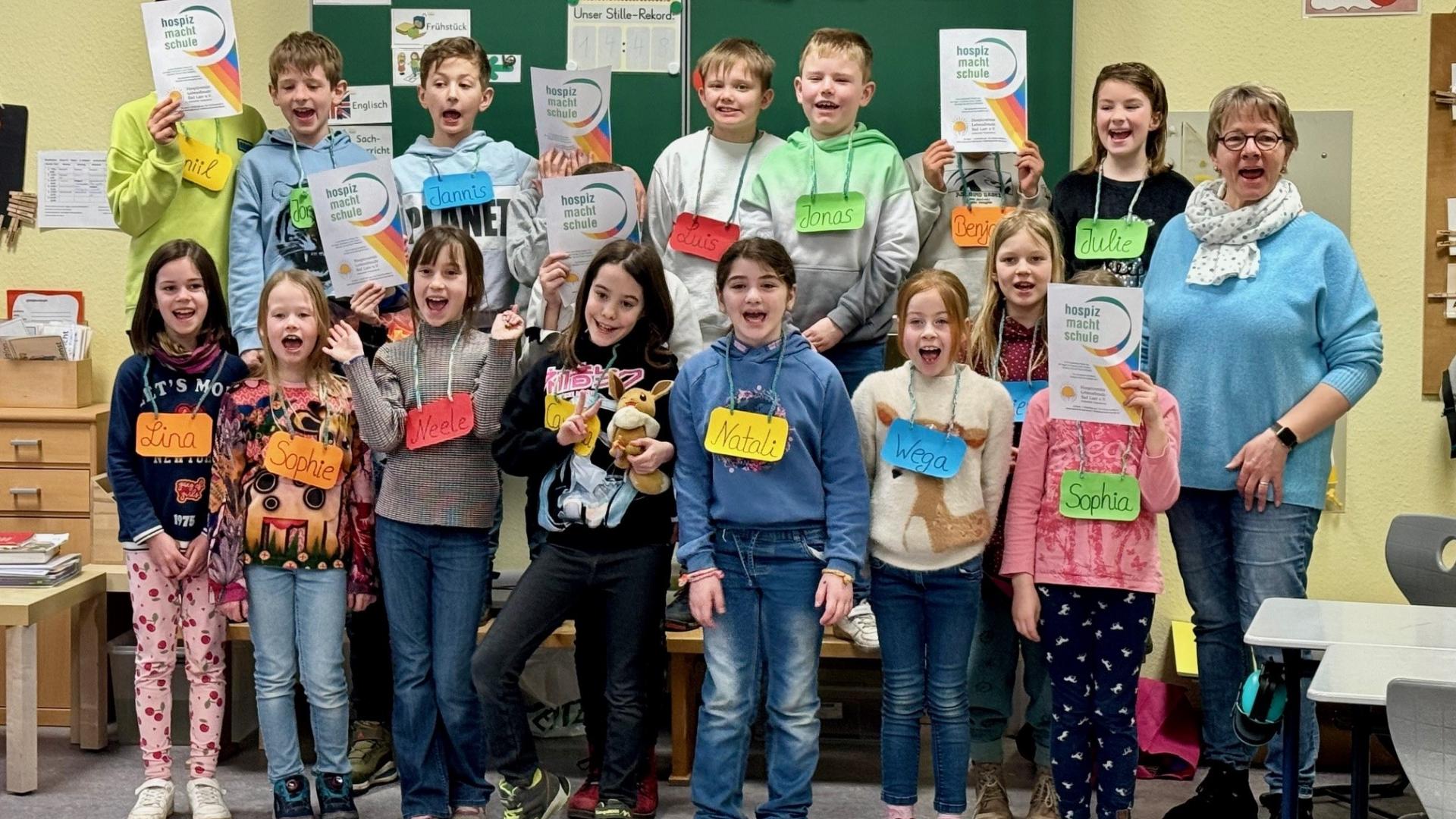 Eine Gruppenfoto von einer Schulklasse